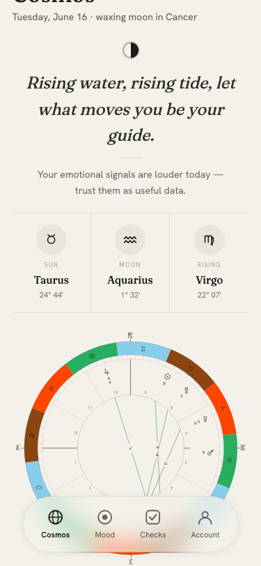 Natal chart